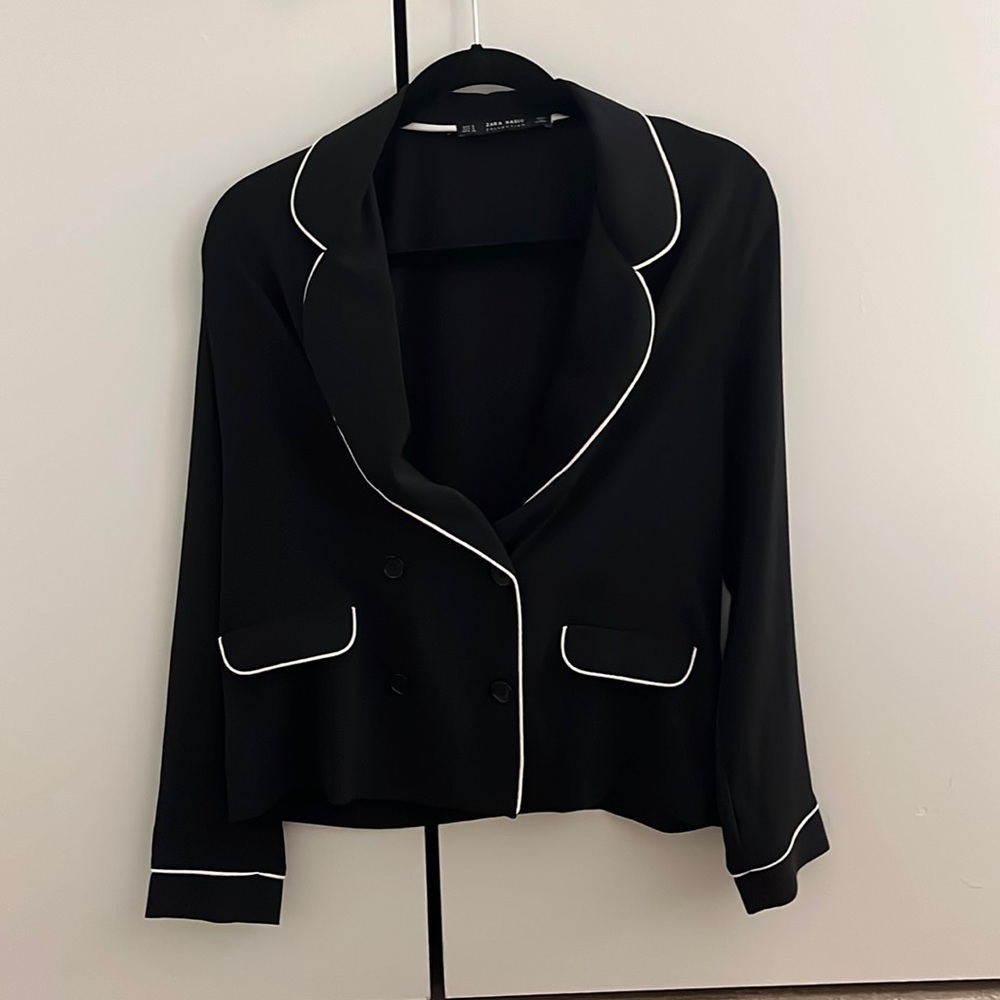 Zara blazer shirt